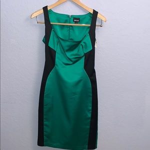 JUST CAVALI Emerald Black Dress - SIZE 42